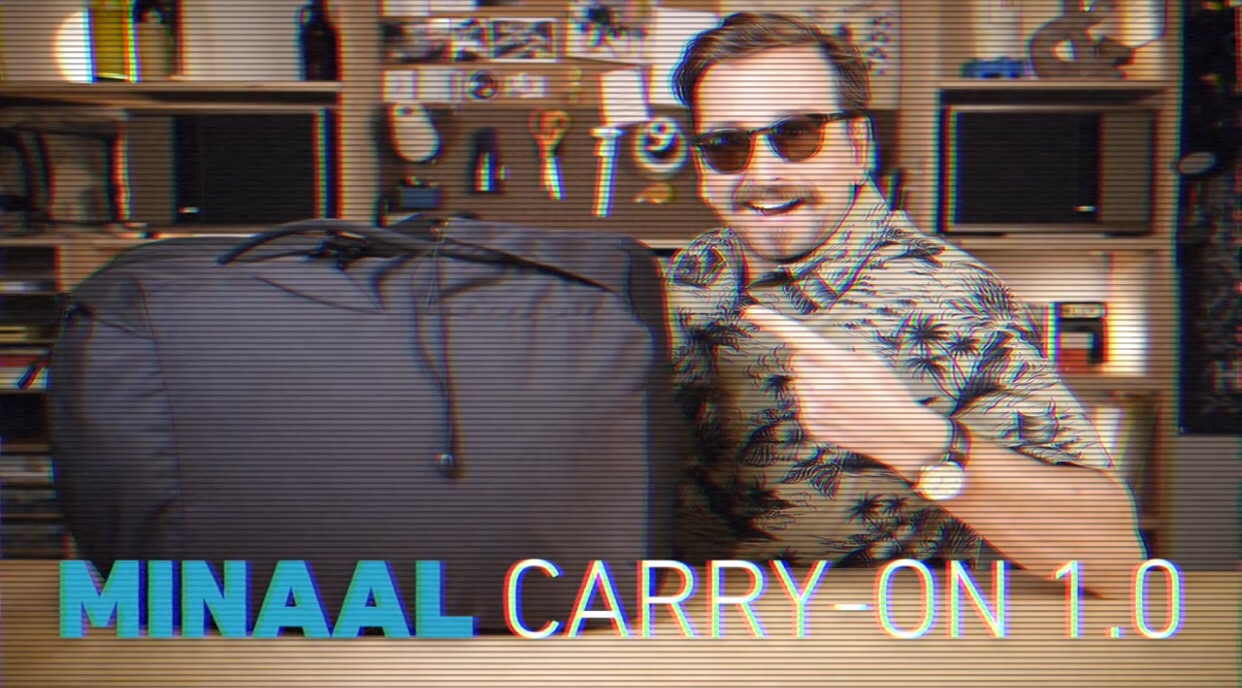 Minaal carry on review by an awesome dude